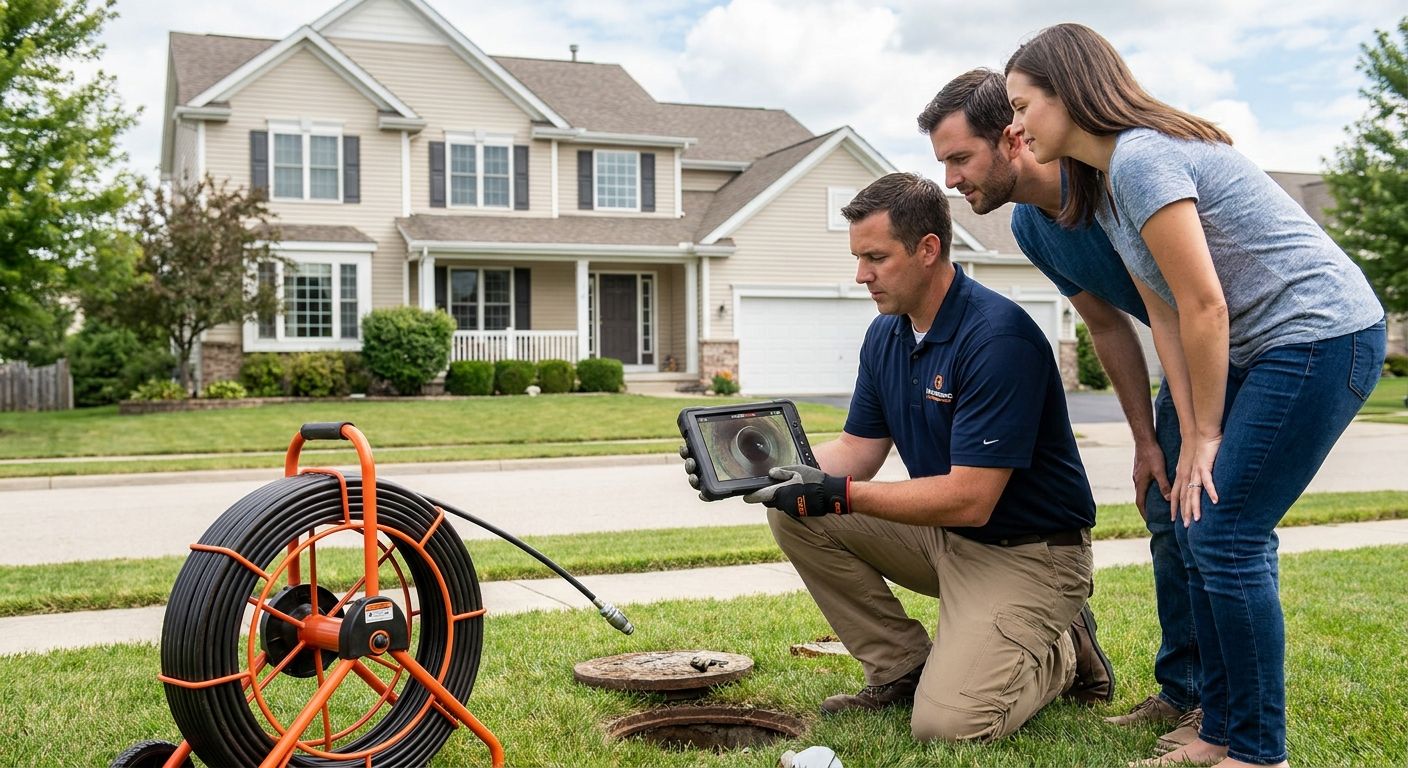 Video camera inspection for home buyers before closing