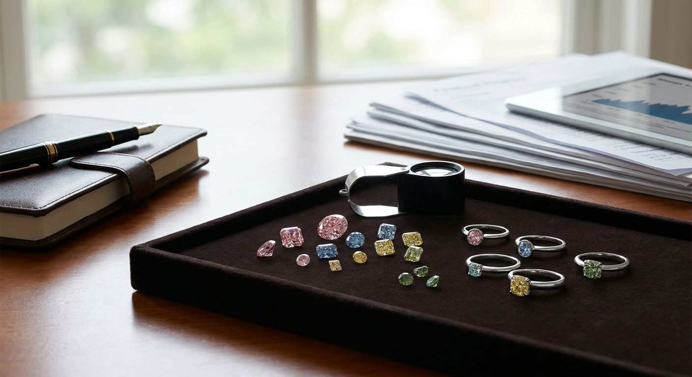 Colored diamonds for serious investors