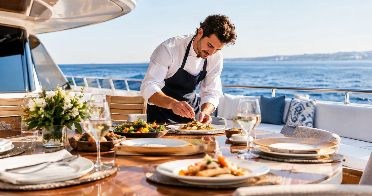 How to add Hamptons catering to your yacht charter booking