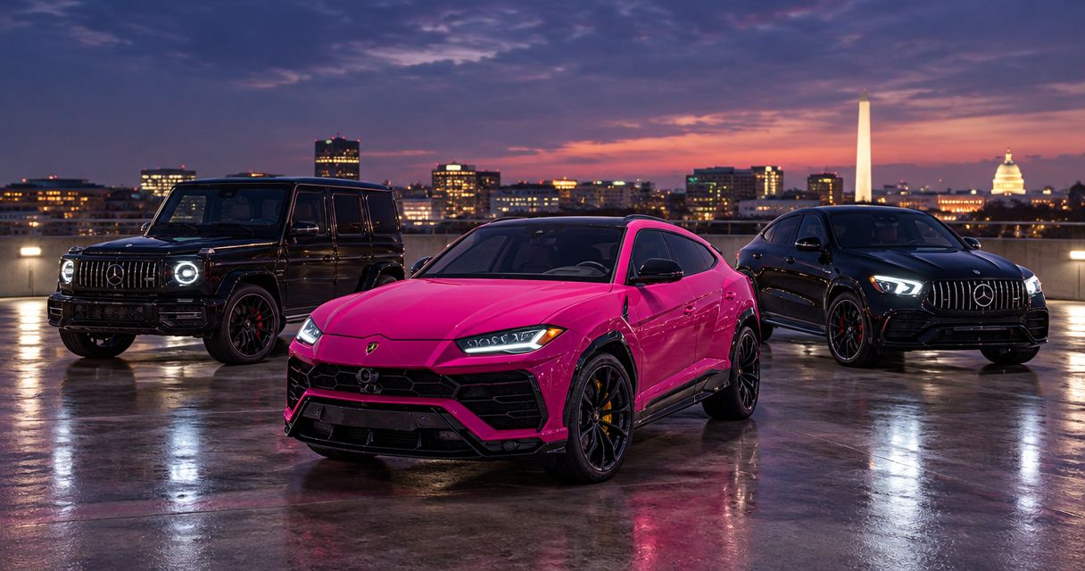 Best 6 luxury car rentals for a bachelorette weekend in the DMV