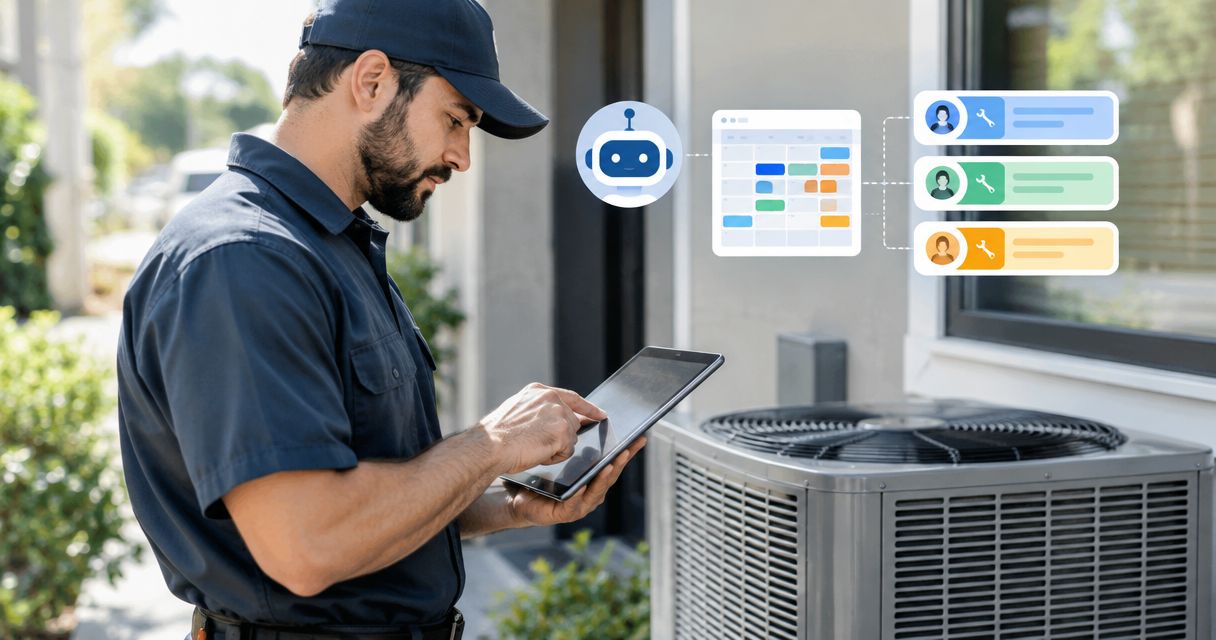 Is AI accurate enough to avoid double-booking HVAC jobs?