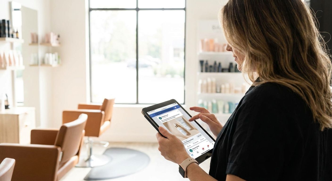 Social media ads for beauty salons