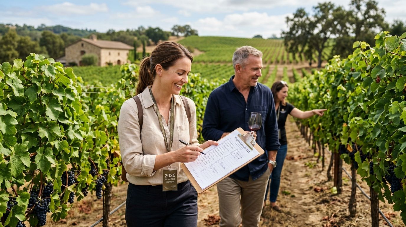 Vineyard checklist for wine club members: complete 2026 guide