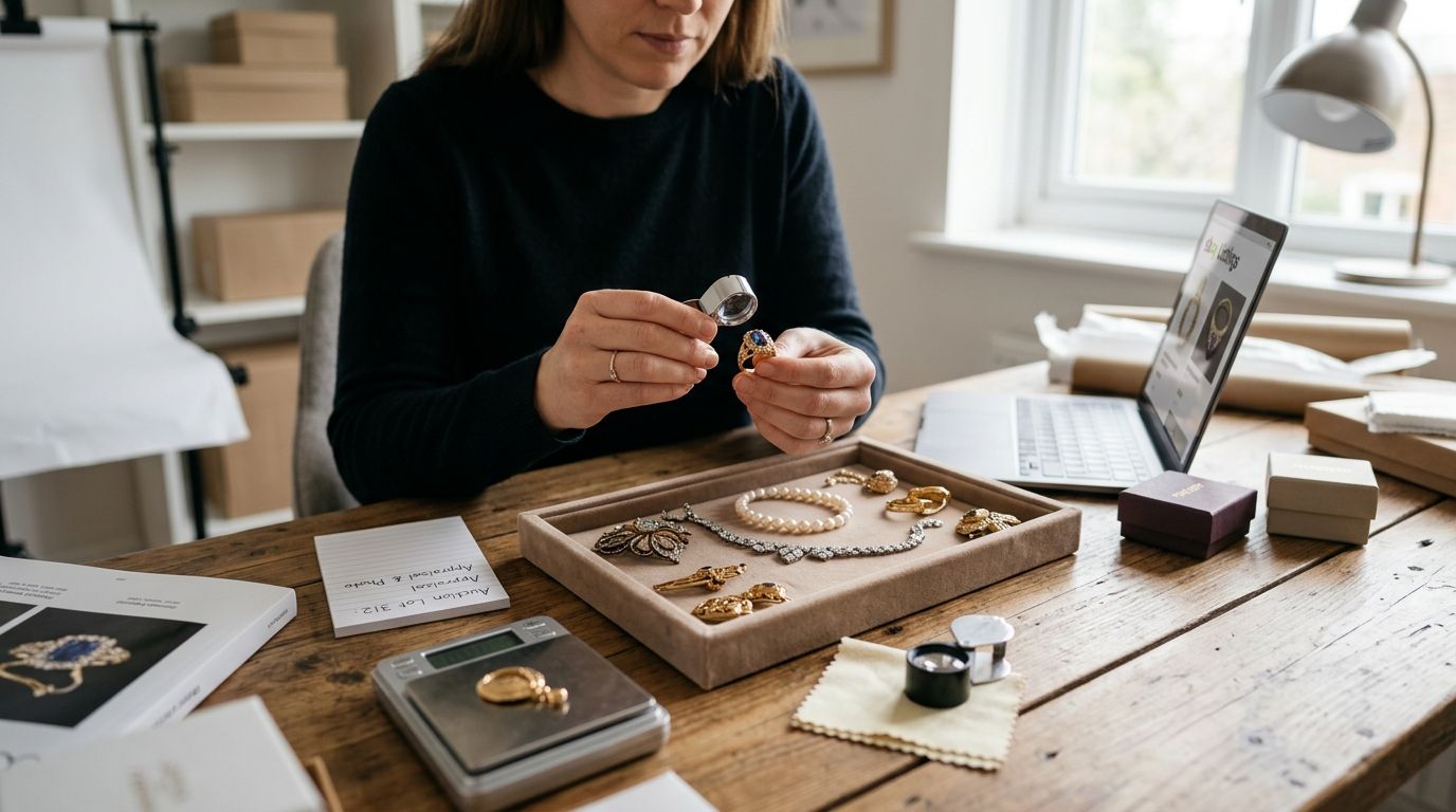 How to resell jewelry won at auction