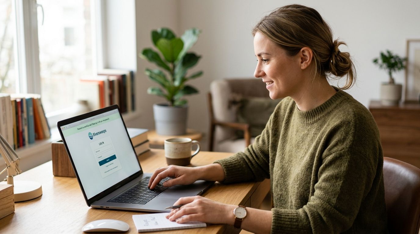 How to log into Riversweeps after a password reset
