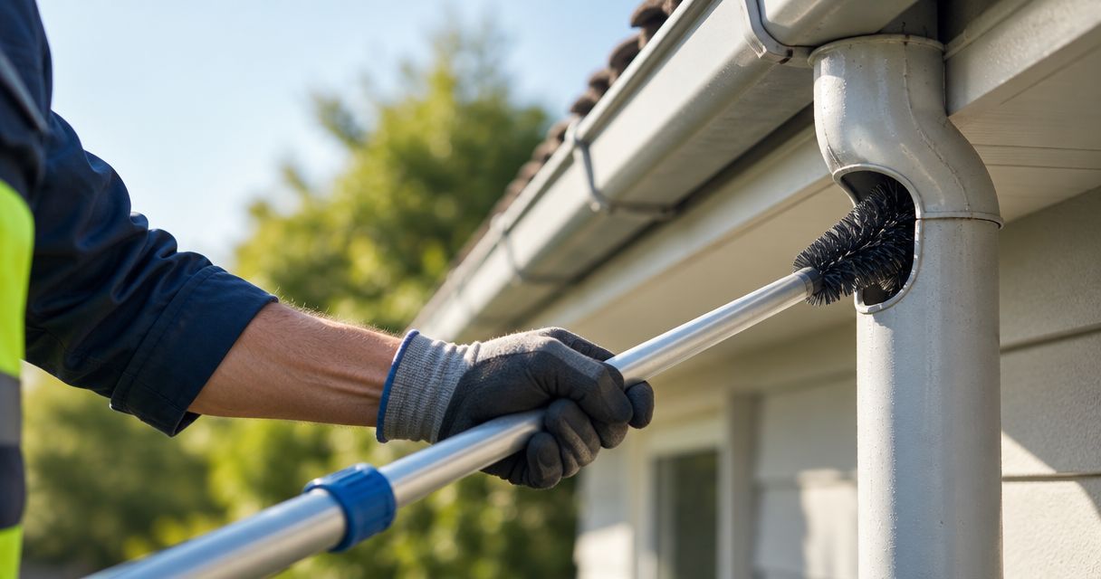 Gutter cleaning quotes: is downpipe clearing included?