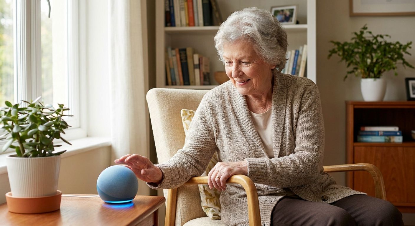 Voice assistant for seniors intimidated by new technology