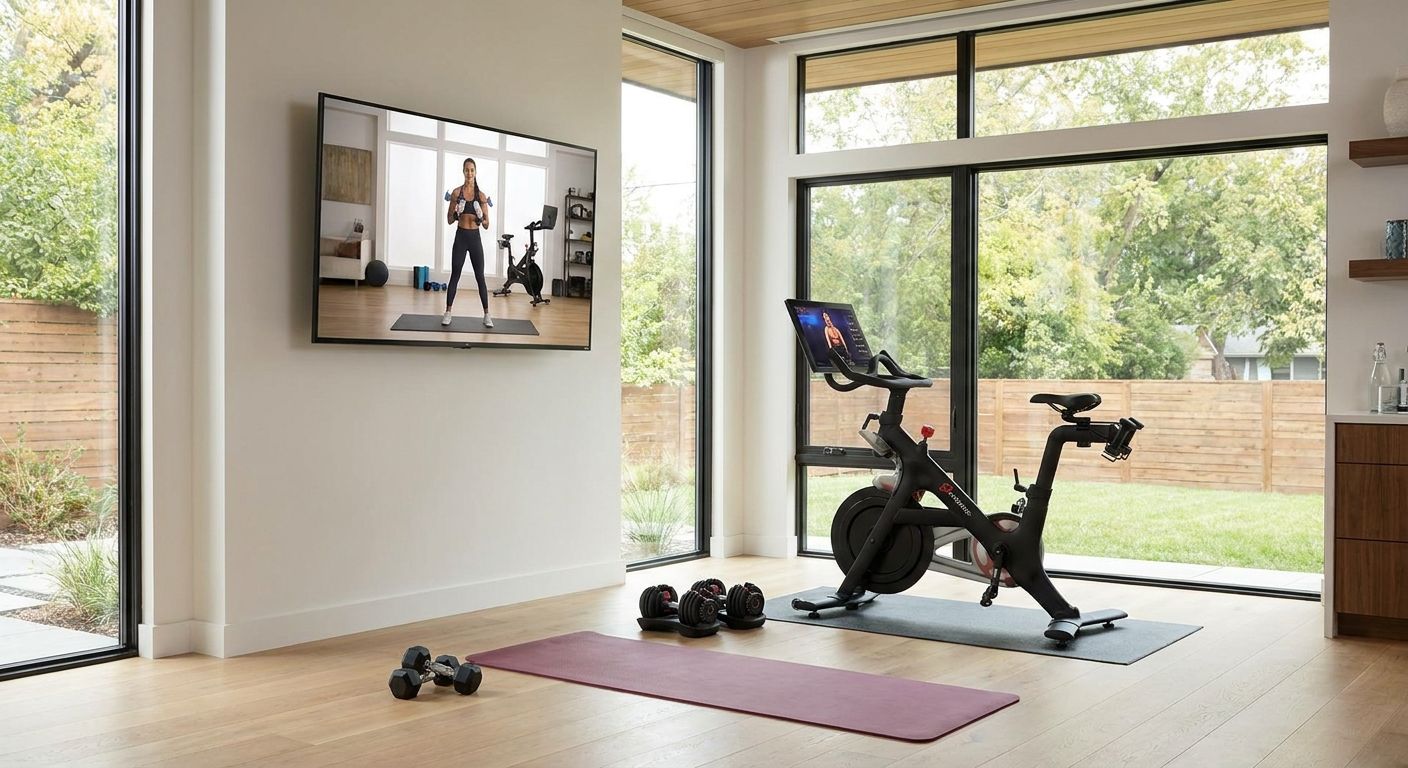 TV mounting for home gyms