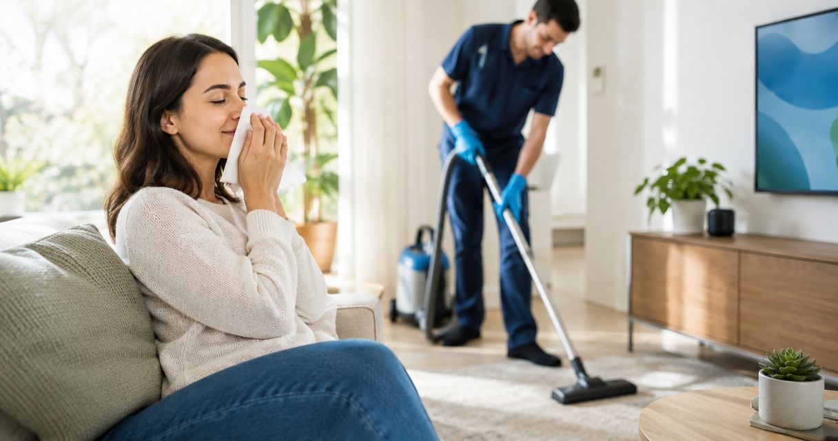 Is professional cleaning better than DIY for allergies?