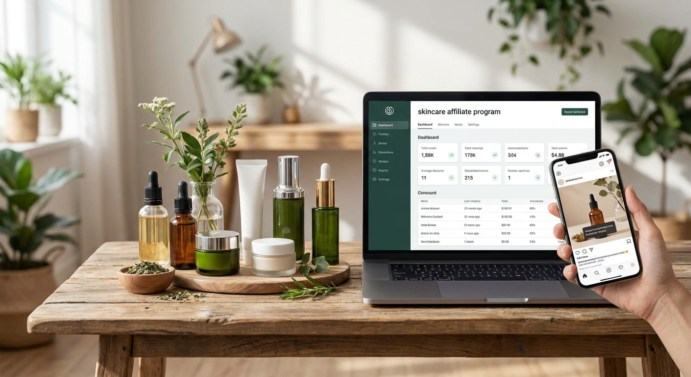 Affiliate marketing for skincare brands