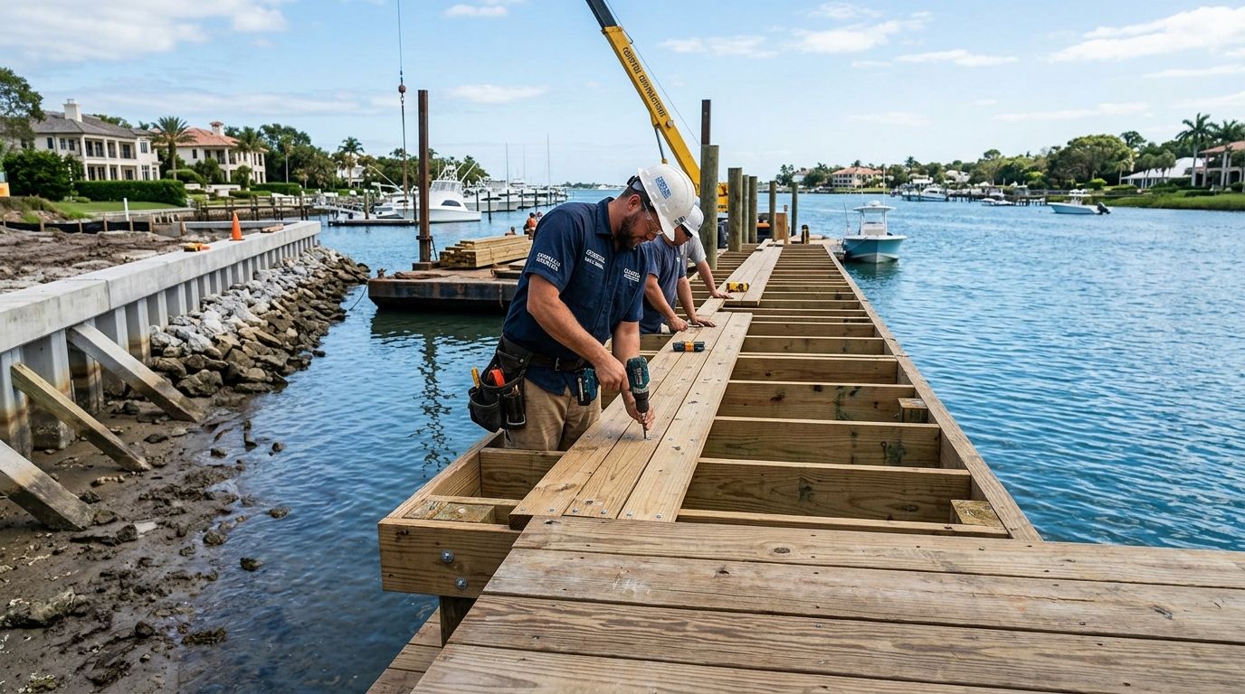 Marketing for dock and seawall construction companies