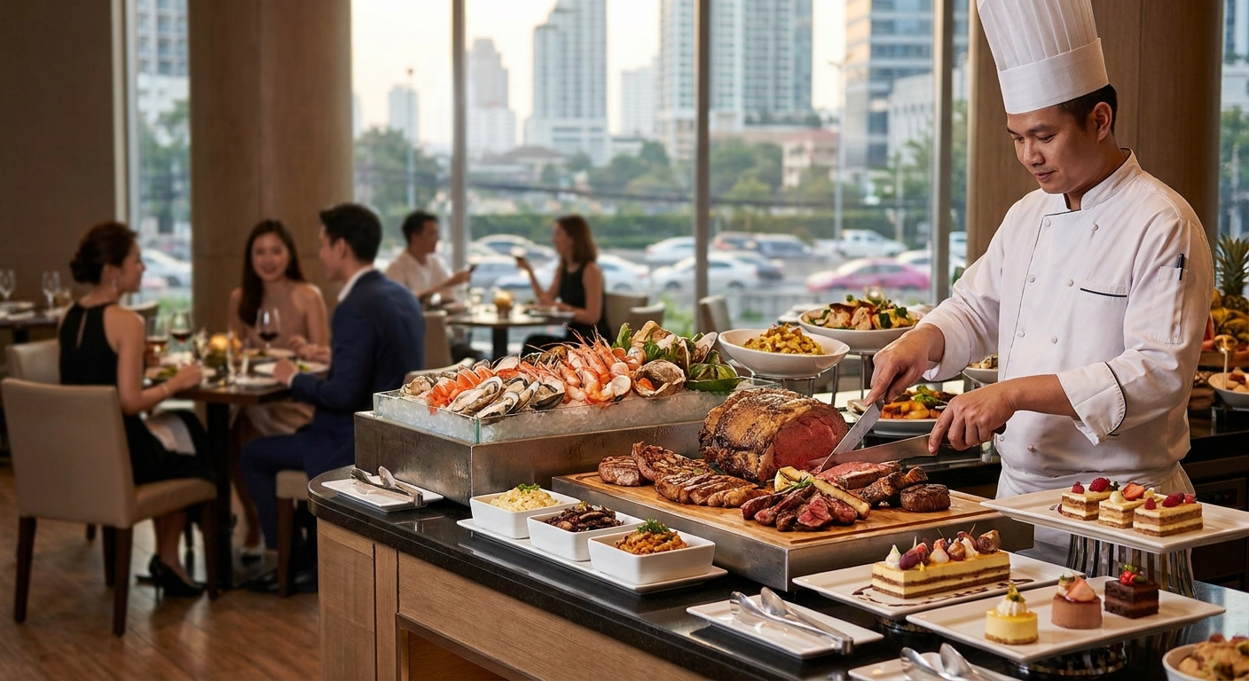 Best steakhouse buffet Bangkok now