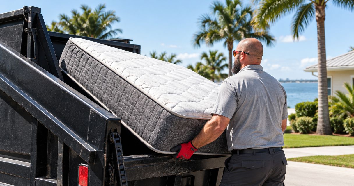 Mattress removal in Clearwater: what to arrange before pickup
