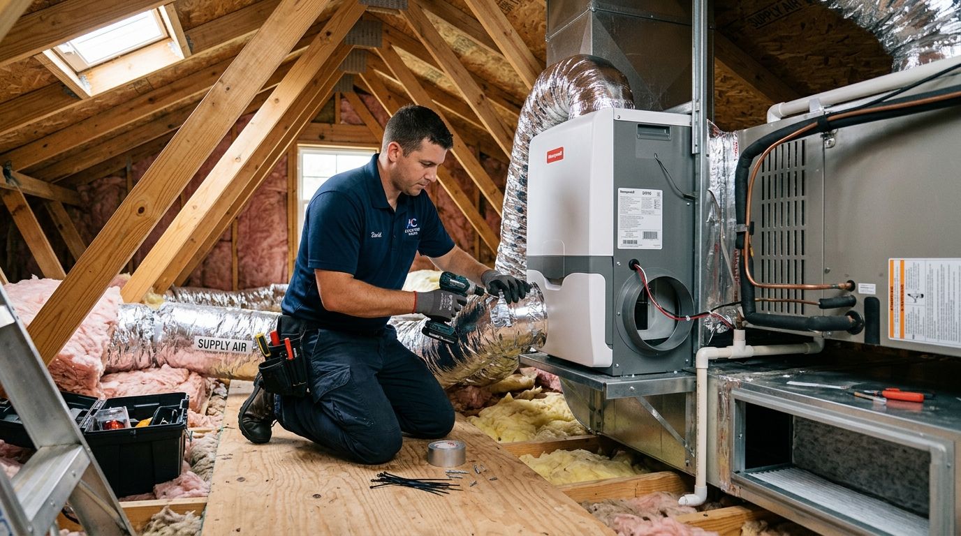 Whole house dehumidifier installation for humid Florida homes