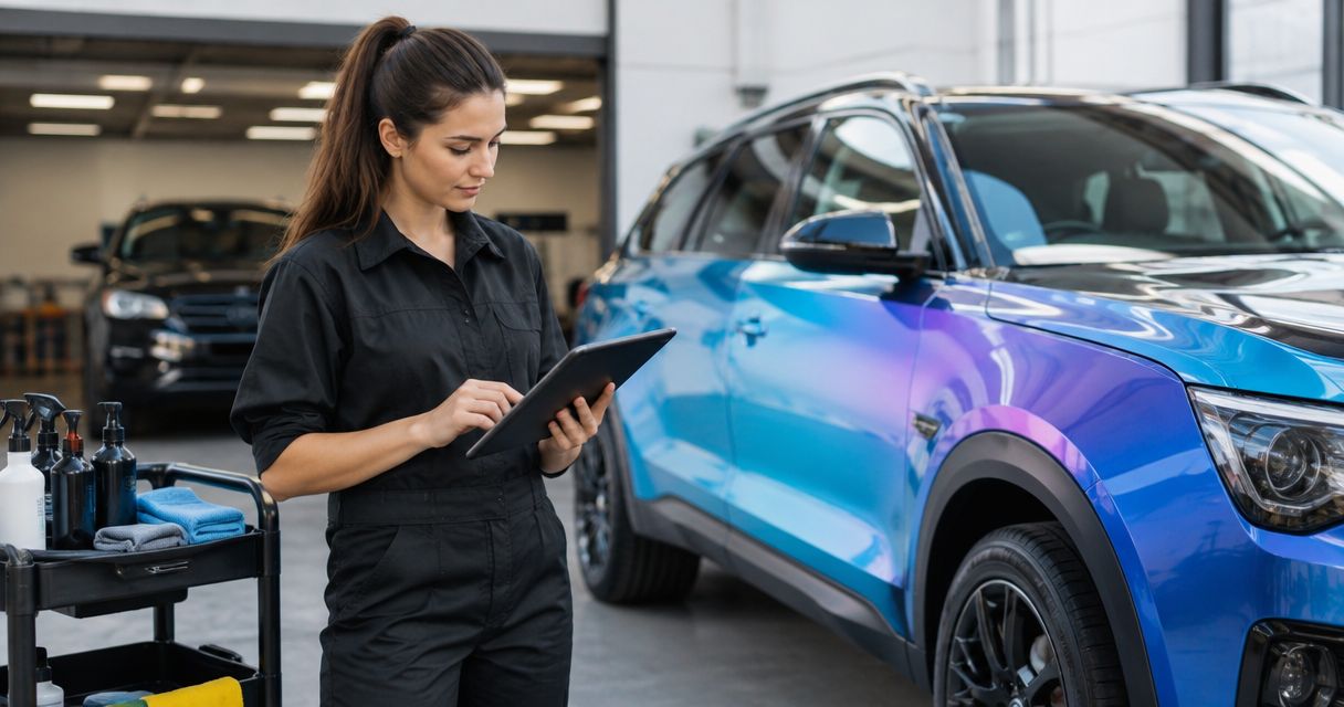 How to schedule mobile detailing around vehicle wrap installation