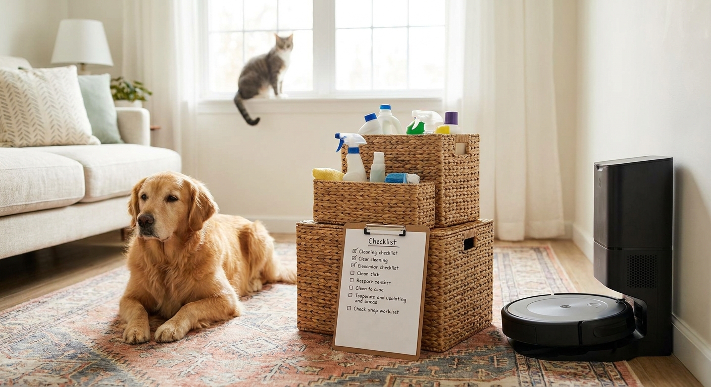 Best cleaning schedule for homes with pets