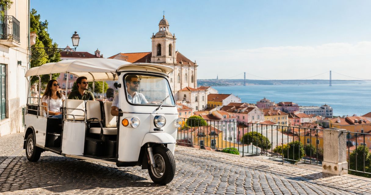 Best Lisbon tuk tuk tour stops for architecture lovers 2026