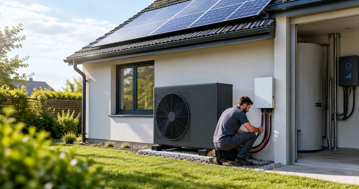 How to connect solar panels to your heat pump system
