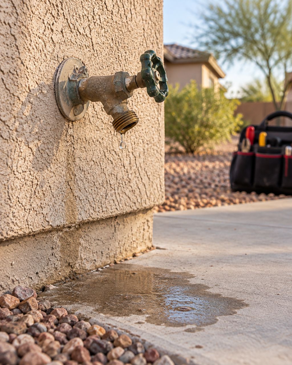What should I tell a Queen Creek plumber when I call?