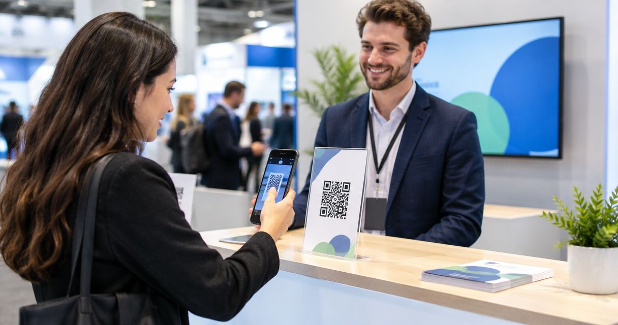 QR codes for trade shows: track booth leads after the event
