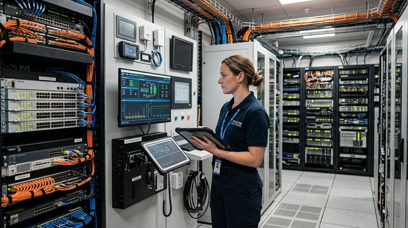 Facility monitoring system for telecom central offices and equipment rooms