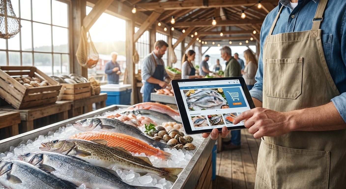 Grocery ecommerce platform for seafood markets