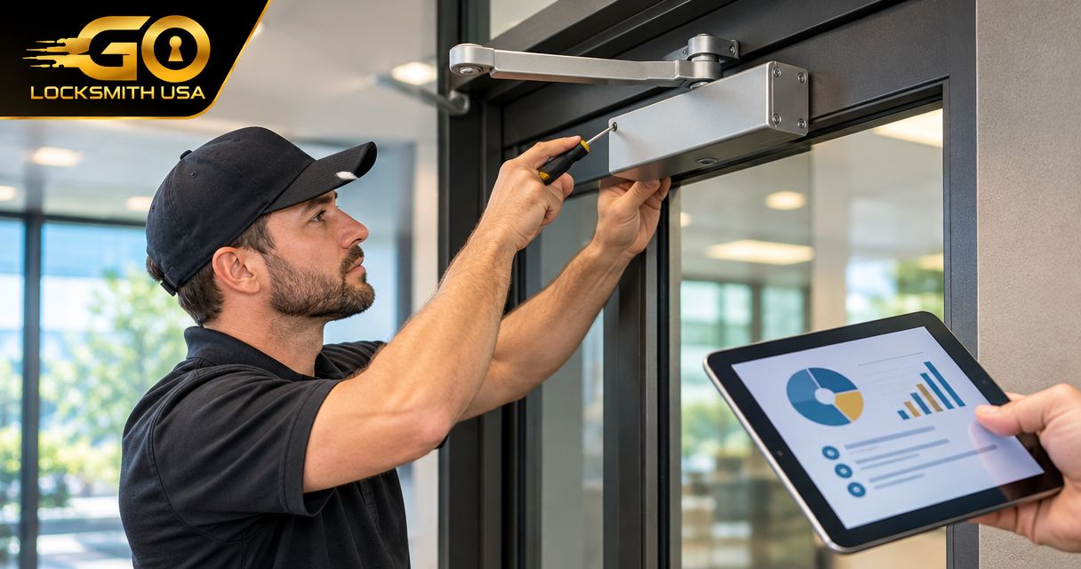 How much does it cost to install a commercial door closer?