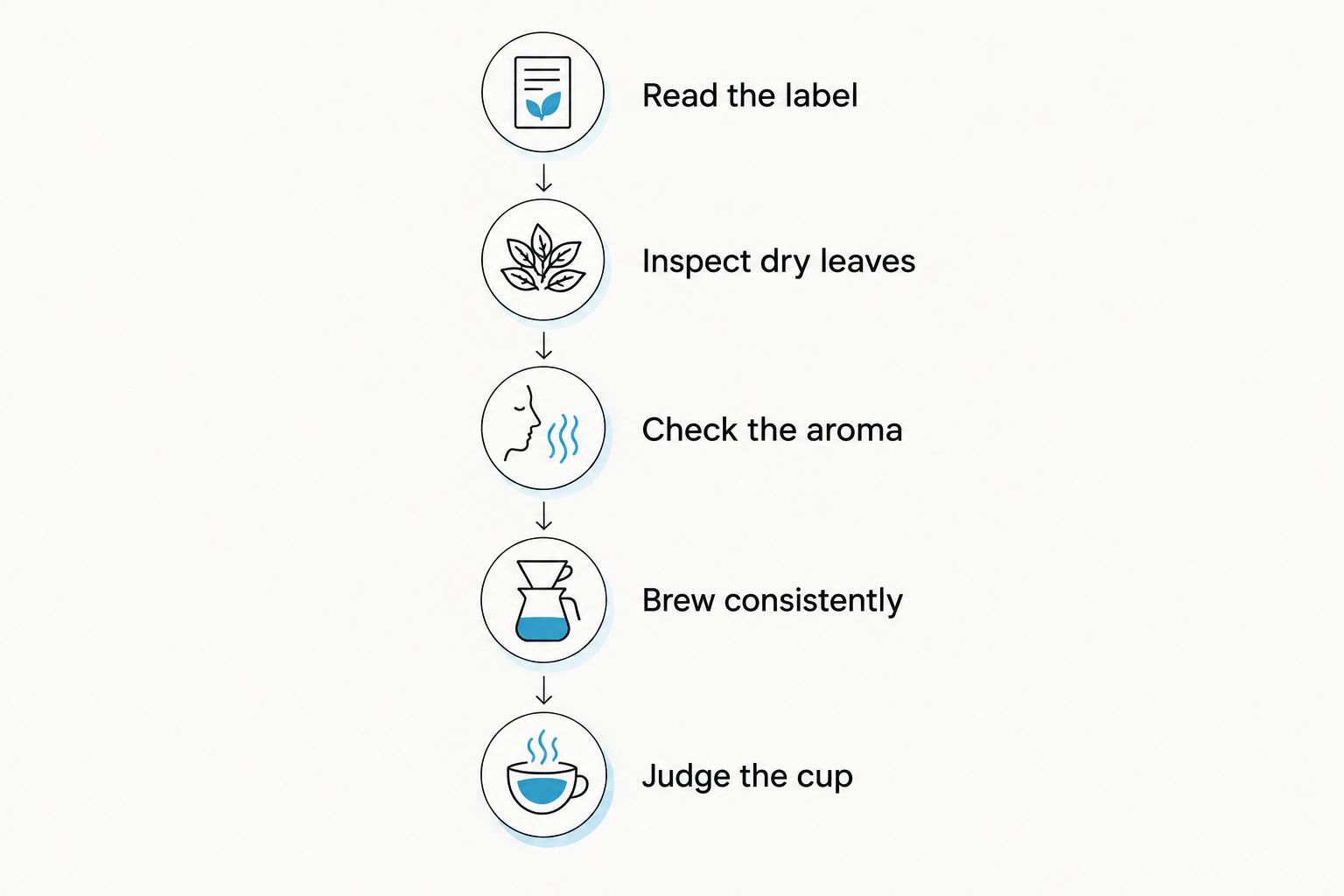 Tea freshness check from reading the label to judging the brewed cup