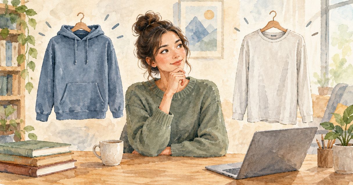 MTG sweatshirt shopping: hoodie or long sleeve tee?