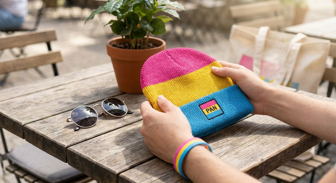 Pansexual pride accessories for pan pride month