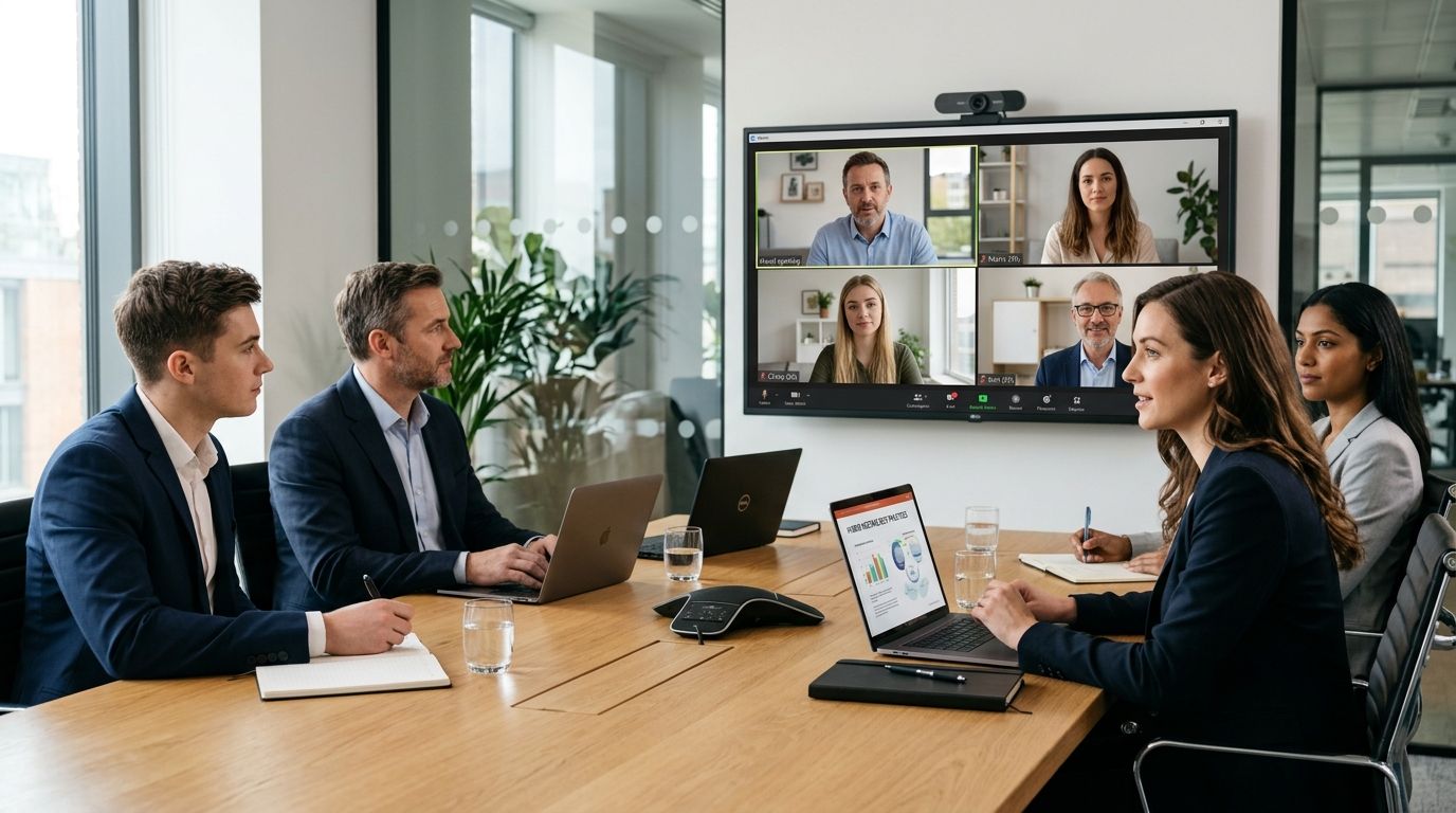 How to run a hybrid meeting with in-person and remote attendees