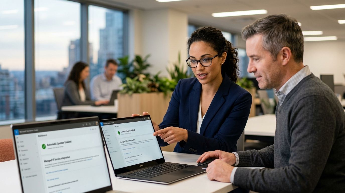 How to connect Microsoft 365 to managed IT support for automatic updates