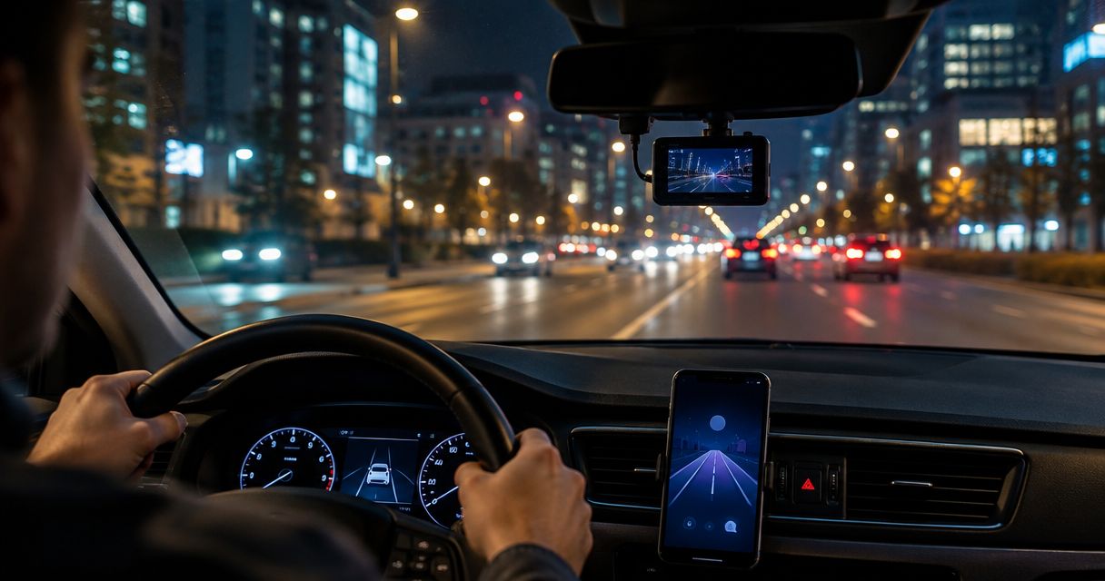 Best dash cam apps for night driving in 2026