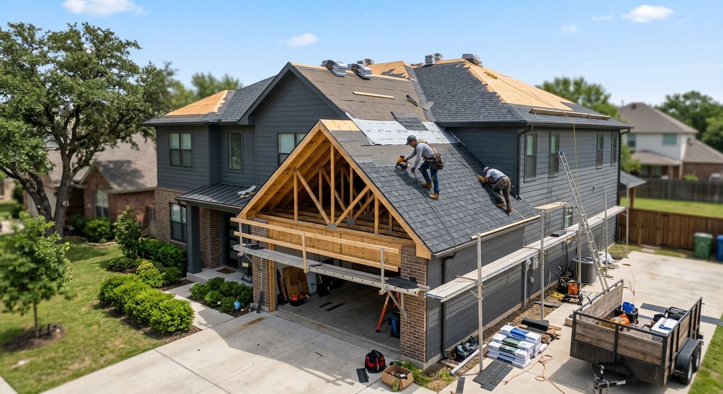 Roof replacement for investment and rental property flips