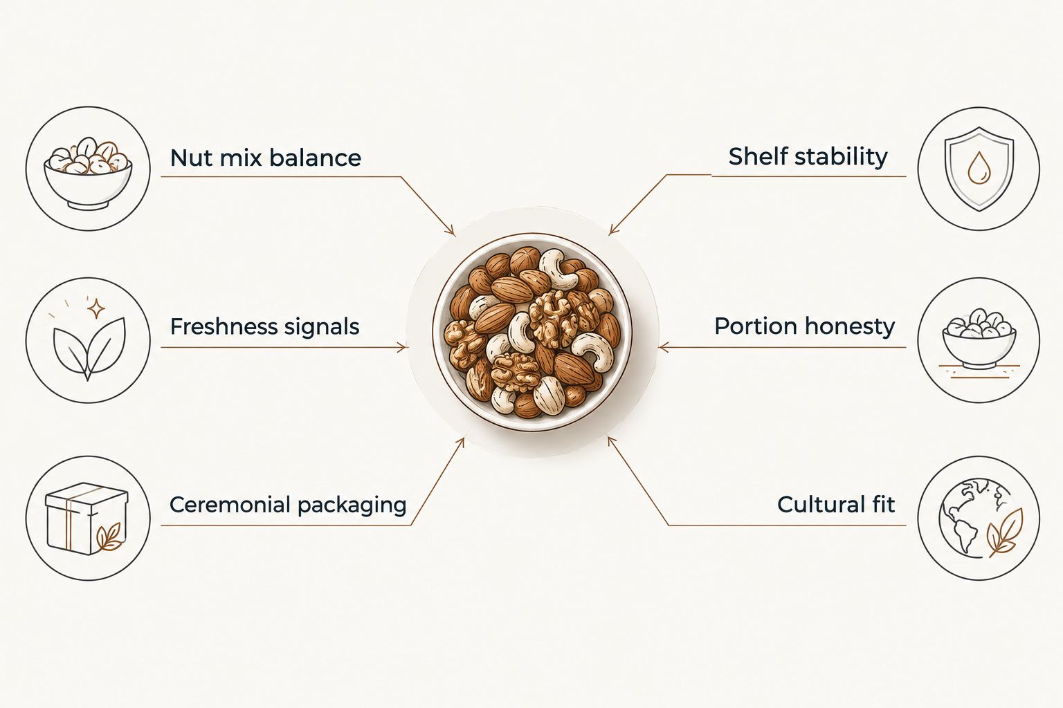 Six criteria for choosing a dry fruit gift box for wedding trousseau