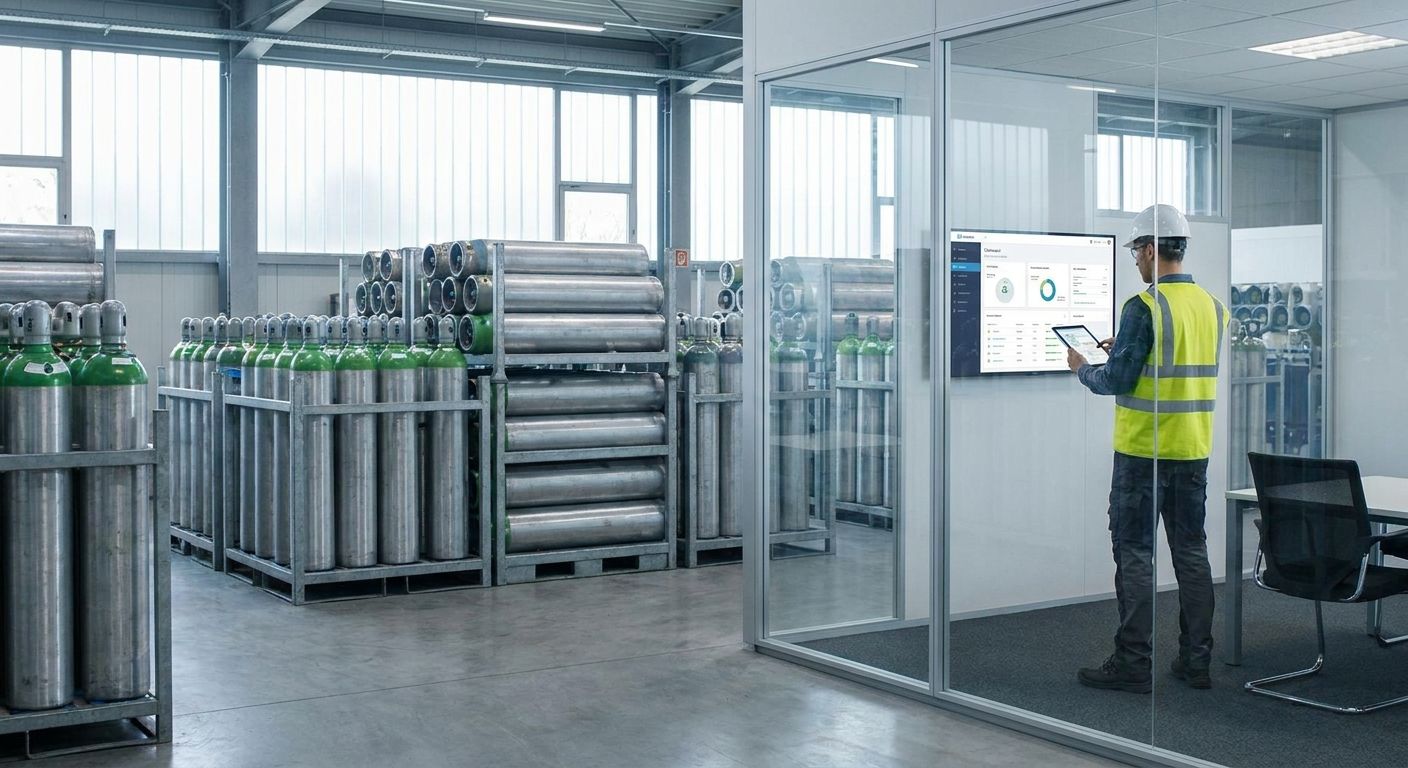 AI sales agent software for industrial gas distributors