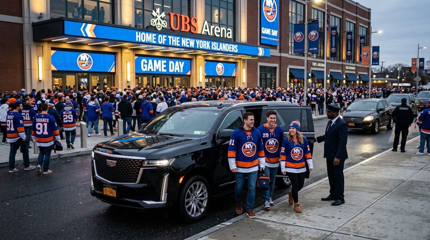 Car service for New York Islanders games at UBS Arena
