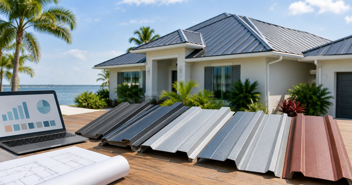 Metal roofing profiles ranked by cost for Florida homes 2026