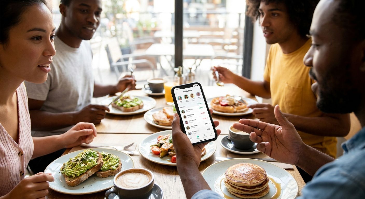 Bill splitting app for brunch groups