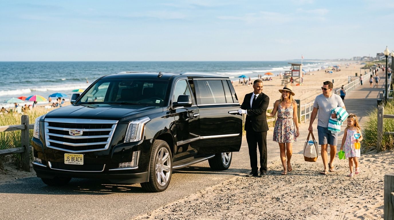 Car service for Jersey Shore beach day trips