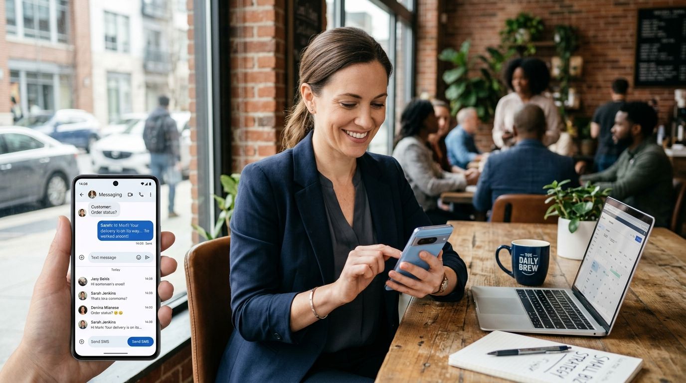 Best text messaging service for small business in 2026