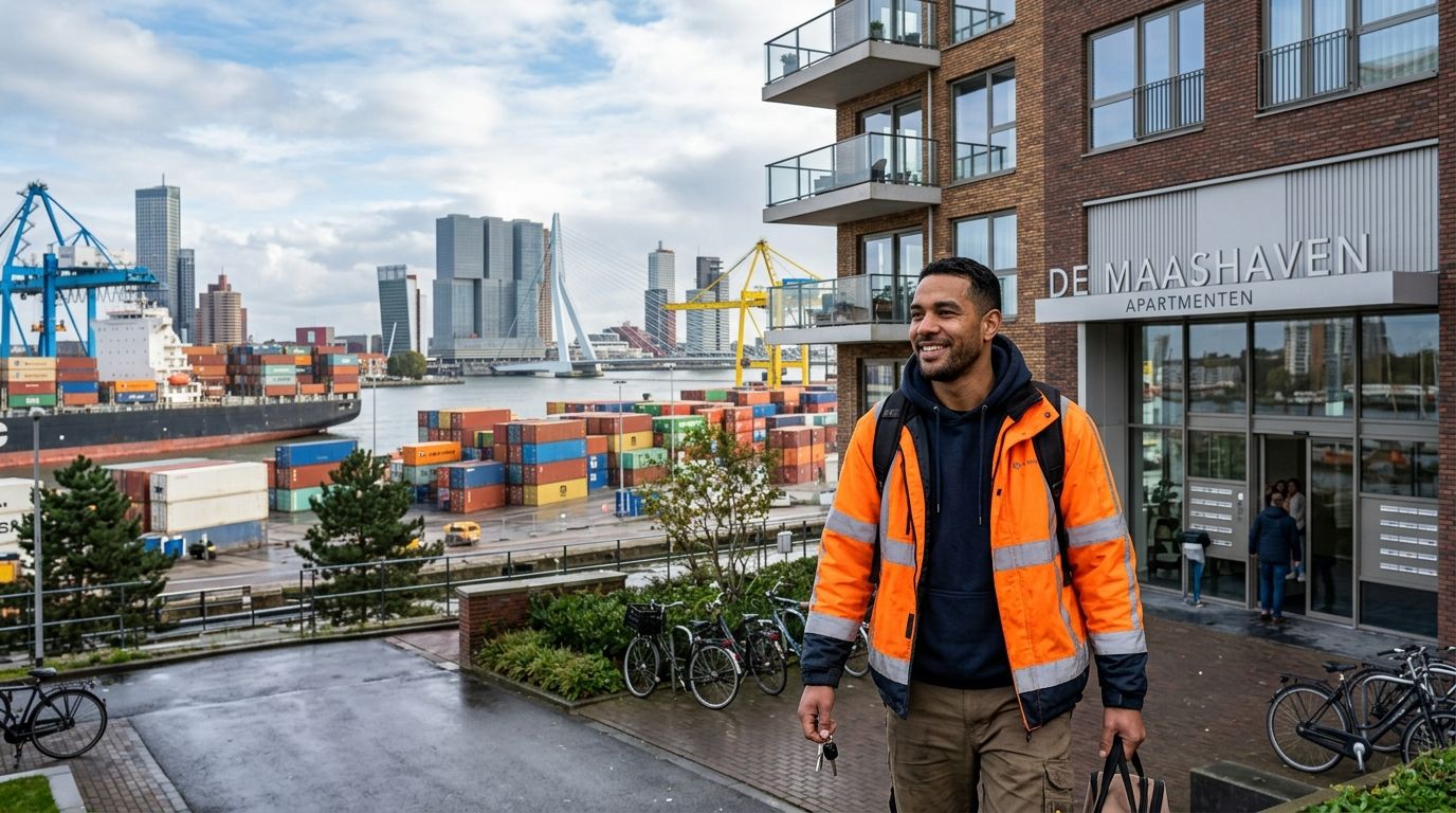 Apartments for rent in Rotterdam for logistics and port workers
