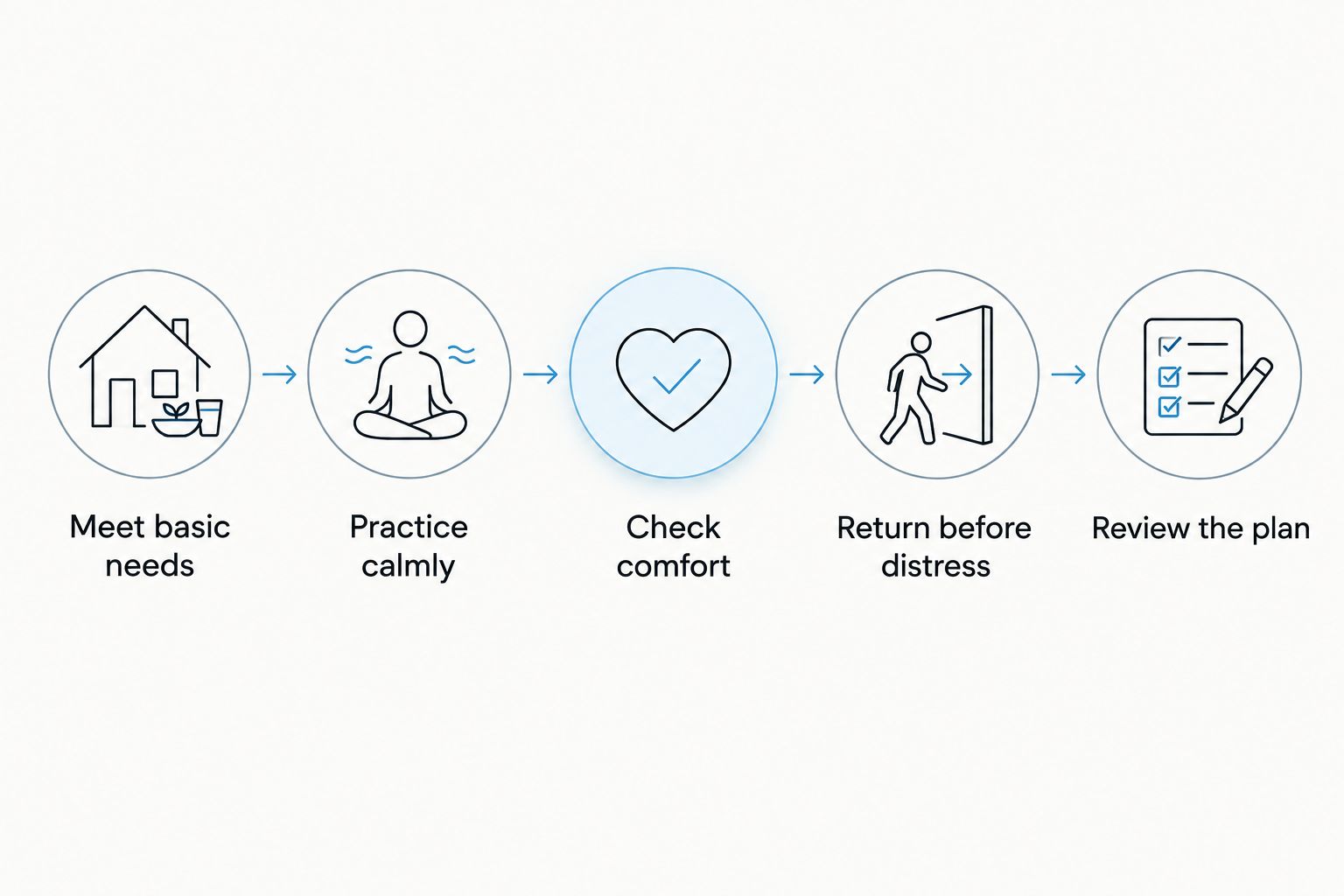 Five steps for building a comfortable daytime crate routine