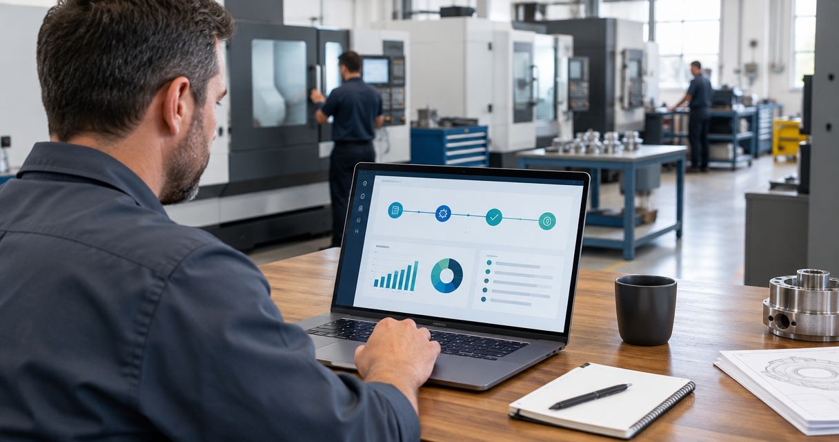 Quote to cash software for machine shops