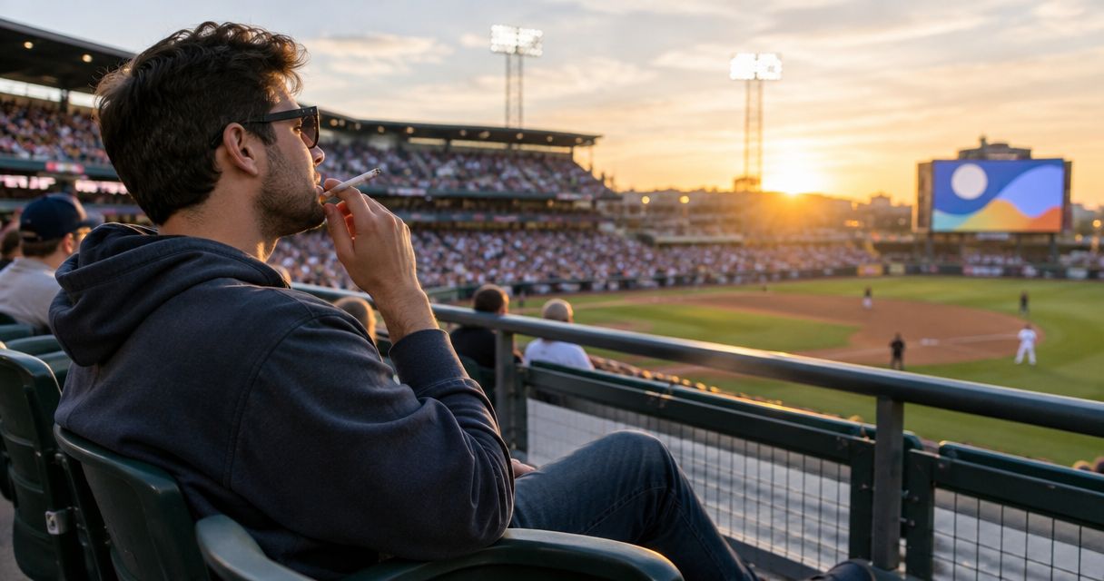 Can you smoke outside at 1st Base?