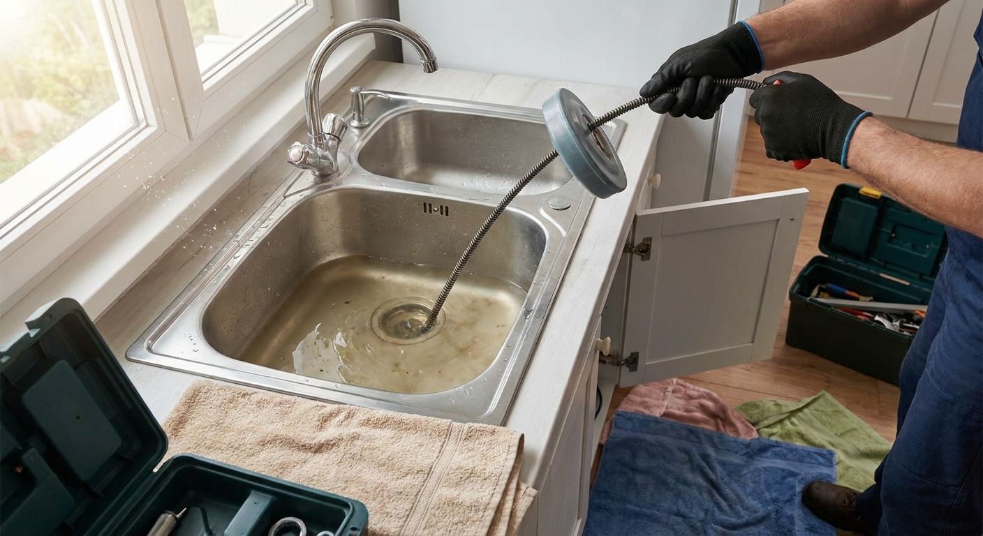 How to clear a blocked drain fast before it floods your home