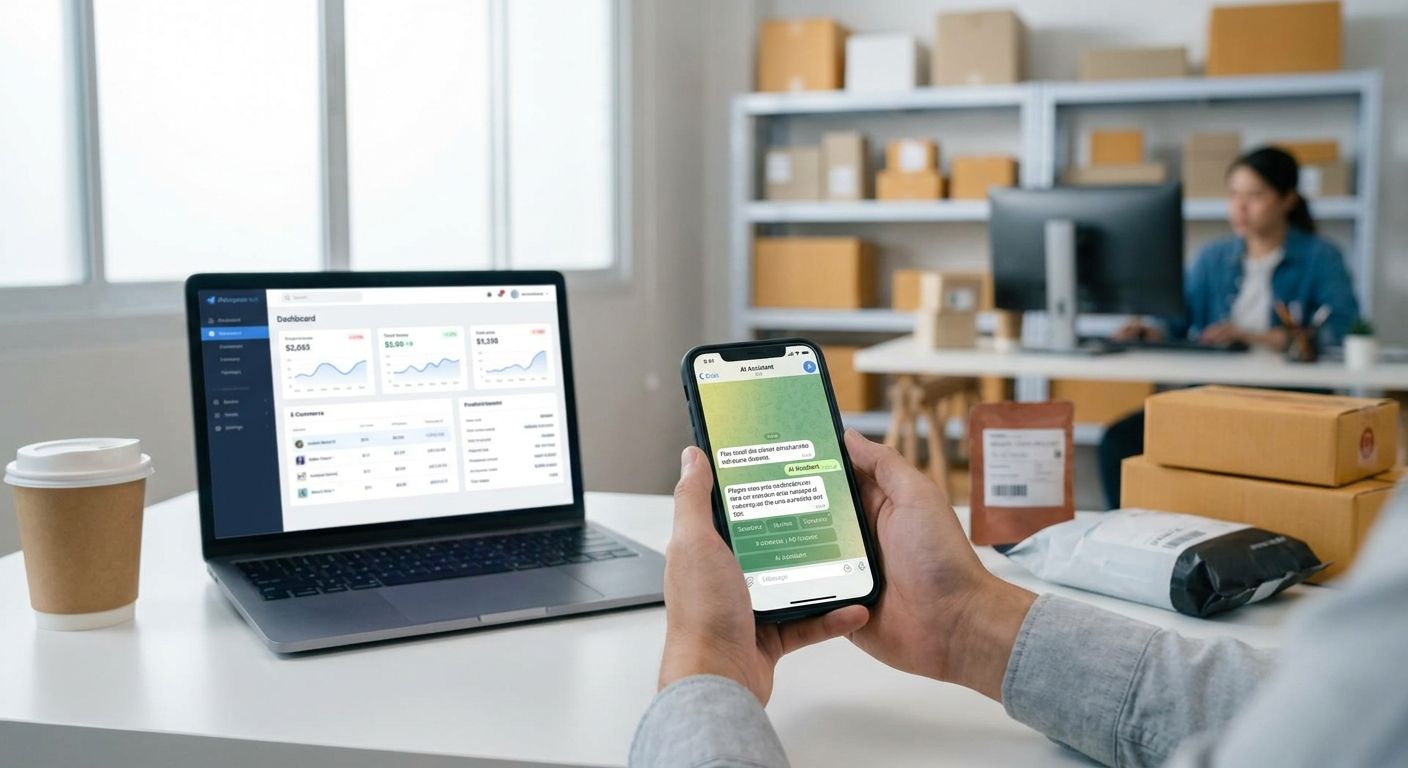 Telegram AI agent for e-commerce sellers
