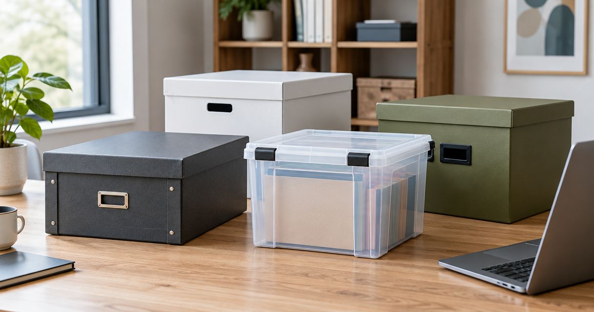 File storage boxes ranked by moisture resistance 2026