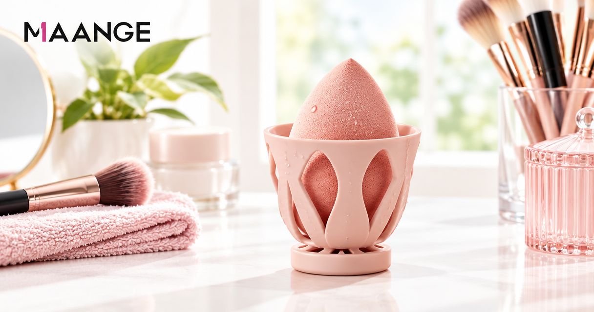 Can you put a damp sponge in a makeup sponge holder?