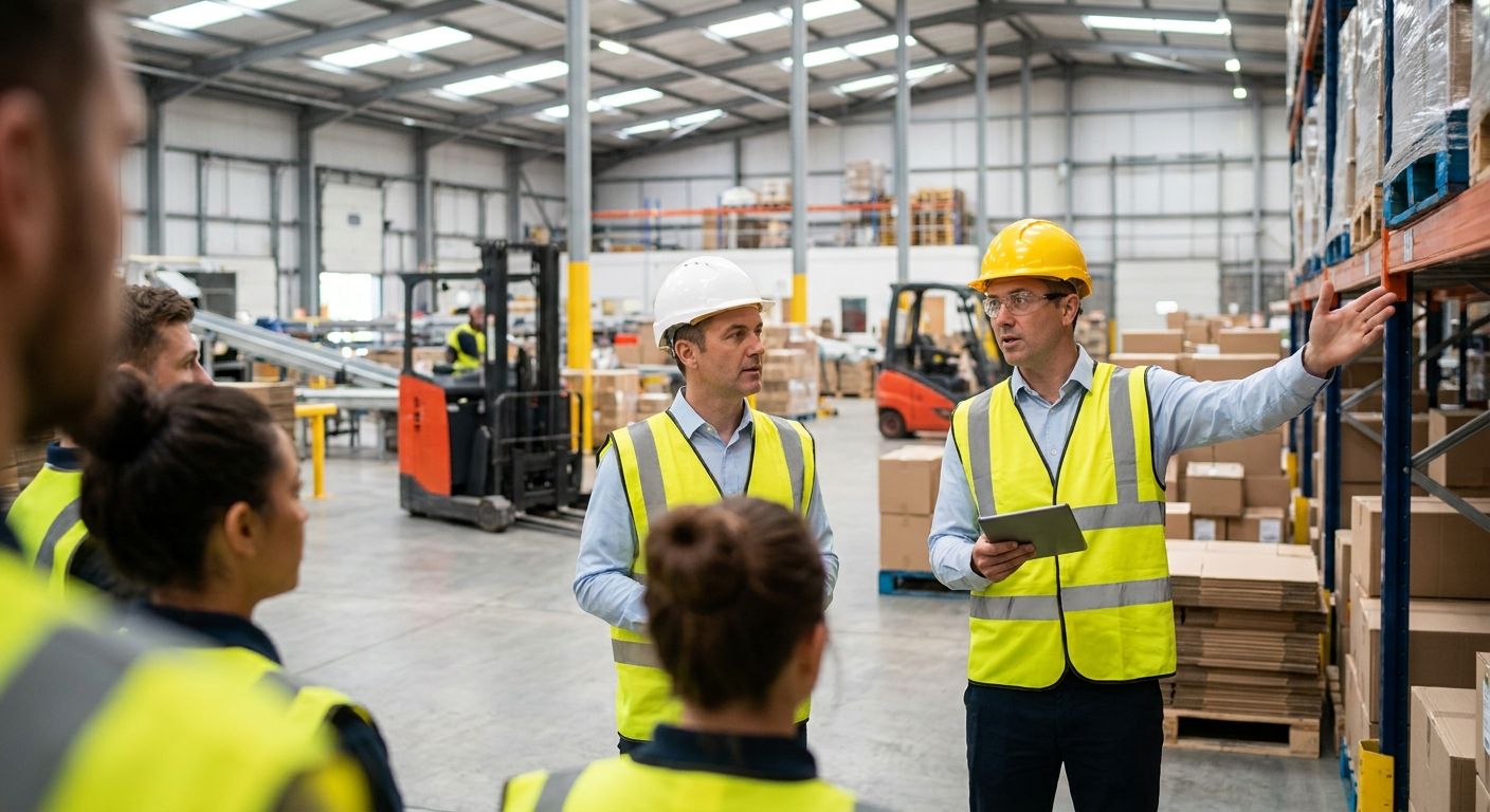 Safety staffing for warehouse and fulfillment centers